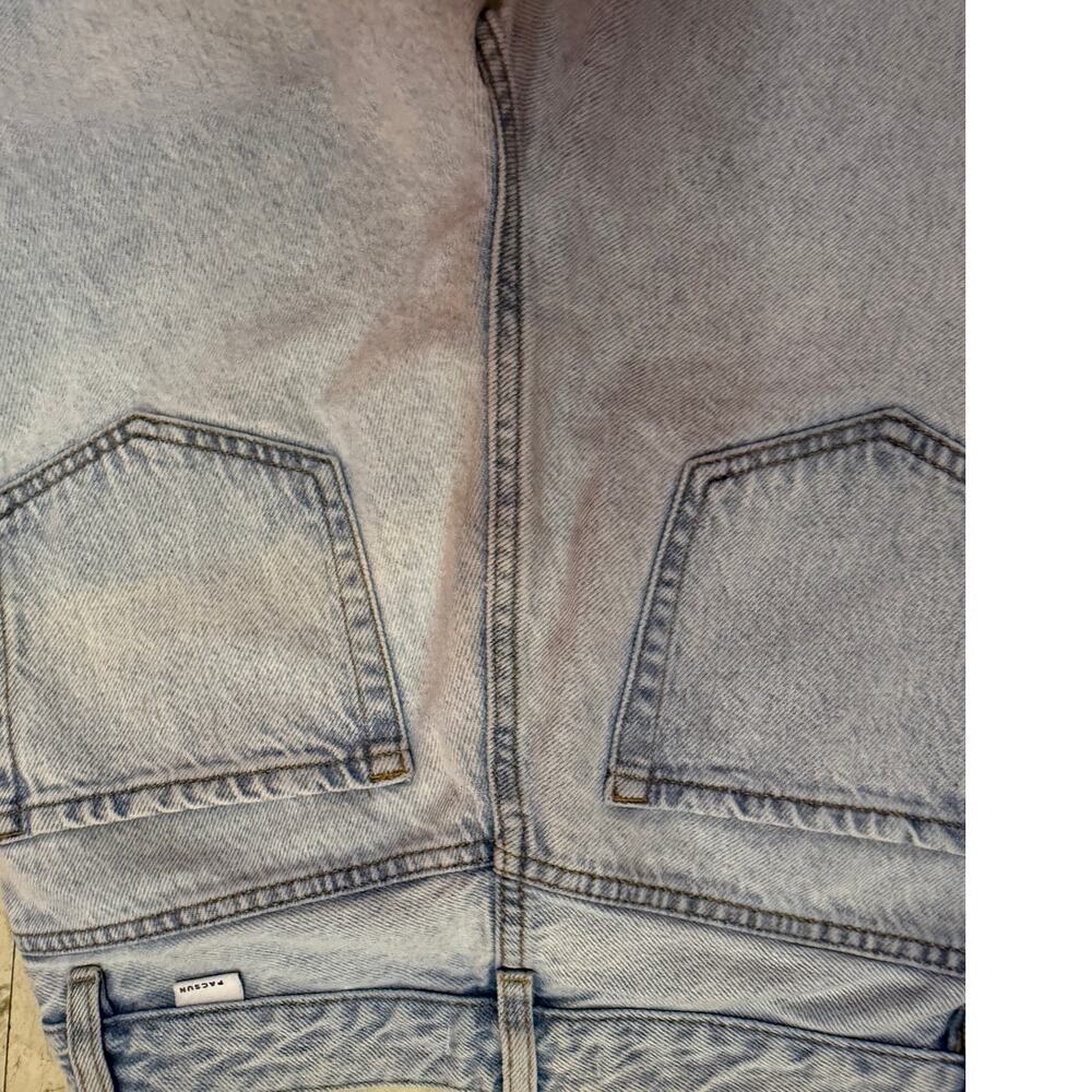 PacSun Mom Jeans Womens Size 26 Straight Leg Mid Rise medium/light - Picture 5 of 5